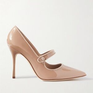 Manolo Blahnik Campari Tan Women's Mary Jane